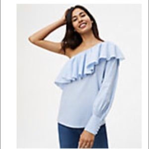 Loft one shouldered blouse NWT